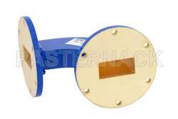 WR-137 Commercial Grade Waveguide H-Bend with UG-344/U Flange Operating from 5.85 GHz to 8.2 GHz（图2）