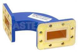 WR-137 Commercial Grade Waveguide H-Bend with CPR-137G Flange Operating from 5.85 GHz to 8.2 GHz（图2）