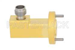 WR-15 UG-385/U Round Cover Flange to 1.85mm Female Waveguide to Coax Adapter Operating from 50 GHz to 65 GHz（图2）