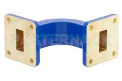 WR-62 Commercial Grade Waveguide E-Bend with UG-419/U Flange Operating from 12.4 GHz to 18 GHz（图2）