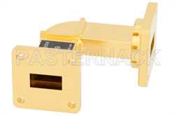 WR-62 Instrumentation Grade Waveguide H-Bend with UG-419/U Flange Operating from 12.4 GHz to 18 GHz（图2）