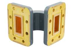 WR-90 Commercial Grade Waveguide E-Bend with CPR-90G Flange Operating from 8.2 GHz to 12.4 GHz（图2）
