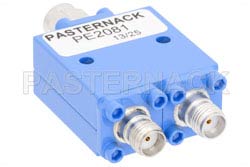 50 Ohm 2 Way SMA Power Divider From 7 GHz to 12.4 GHz Rated at 10 Watts（图2）