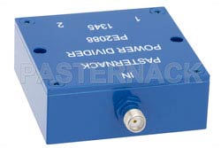 2 Way SMA Wilkinson Power Divider From 690 MHz to 2.7 GHz Rated at 10 Watts（图2）