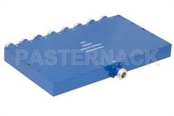 8 Way N Wilkinson Power Divider From 690 MHz to 2.7 GHz Rated at 10 Watts（图2）