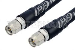 SMA Male to SMA Male Low Loss Test Cable 24 Inch Length Using PE-P142LL Coax, RoHS（图2）