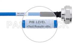 Plenum 7/16 DIN Male Right Angle to 7/16 DIN Male Low PIM Cable Using SPP-250-LLPL Coax , LF Solder（图2）