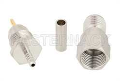 SMA Female Connector Crimp/Solder Attachment for RG178, RG196（图2）