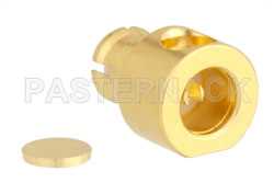 SMP Female Right Angle Connector Solder Attachment for PE-SR405AL, PE-SR405FL, PE-SR405FLJ, PE-SR405TN, RG405（图2）
