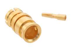 SMP Female Connector Solder Attachment for PE-SR405AL, PE-SR405FL, PE-SR405FLJ, PE-SR405TN, RG405（图2）