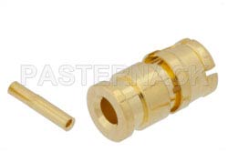 SMP Female Connector Solder Attachment for RG178, RG196（图2）