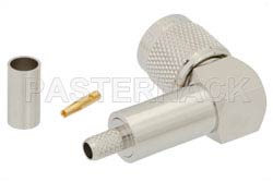 TNC Male Right Angle Connector Crimp/Solder Attachment for PE-C200, LMR-200（图2）