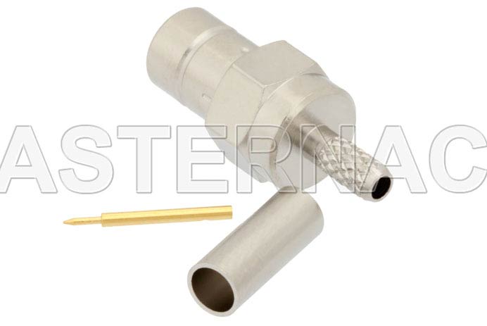 75 Ohm SMB Jack Connector Crimp/Solder Attachment for RG179, RG187（图2）