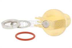TNC Female Right Angle Bulkhead Mount Connector Solder Attachment Surface Mount PCB, IP67 Rated（图2）