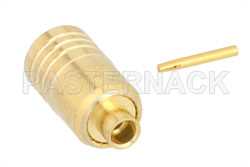 SMB Plug Push-On Connector Solder Attachment for RG405, PE-SR405FL, PE-SR405FLJ（图2）