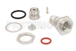 TNC Female Bulkhead Mount Connector Solder Attachment for RG178, RG196 IP67 Rated（图2）