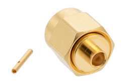 SMA Male Connector Solder Attachment for RG405, PE-SR405FL, PE-SR405FLJ（图2）