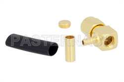 SMA Male Right Angle Connector Crimp/Solder Attachment for RG316, RG174, RG188（图2）