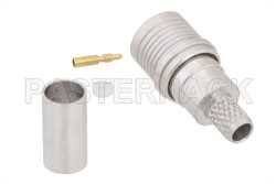 QMA Male Snap-On Connector Crimp/Solder Attachment for LMR-200, PE-C200（图2）