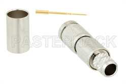 75 Ohm 1.0/2.3 Plug Push-On Connector Crimp/Crimp Attachment for RG59B/U（图2）