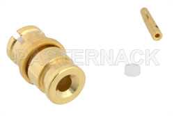 SMP Female Connector Solder Attachment for PE-047SR, PE-SR047AL, PE-SR047FL, Up To 40 GHz（图2）