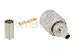RP TNC Male Connector Crimp/Crimp Attachment for LMR-200, PE-C200（图2）