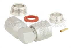 HN Male Right Angle Connector Clamp/Solder Attachment for RG14, RG217（图2）