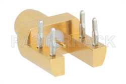 BMA Plug Right Angle Slide-On Connector Solder Attachment Surface Mount PCB（图2）