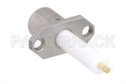 BMA Jack Slide-On Connector Solder Attachment 2 Hole Flange Mount Stub Terminal, With Cylindrical Contact（图2）