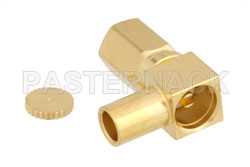 SSMC Plug Right Angle Connector Solder Attachment for PE-SR405AL, PE-SR405FL, PE-SR405FLJ, PE-SR405TN, RG405（图2）