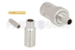 BNC Female Connector Crimp/Solder Attachment for RG174, RG316, RG188, LMR-100, PE-B100, PE-C100, .100 inch, Extended Ferrule（图2）