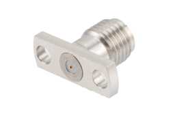 SMA Female Field Replaceable Connector 2 Hole Flange Mount 0.015 inch Pin, .400 inch Hole Spacing with Metal Contact Ring（图2）