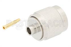 RP-TNC Male Connector Solder Attachment for PE-SR402AL, PE-SR402FL, RG402（图2）