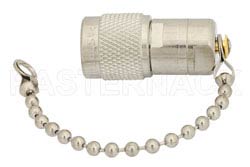 0.5 Watt RF Load with Chain Up to 1,000 MHz with TNC Male Nickel Plated Brass（图2）