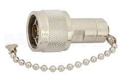 75 Ohm 0.5 Watts Nickel Plated Brass N Male RF Load With Chain Up To 1,000 MHz（图2）