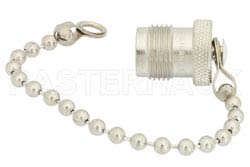 TNC Female Shorting Dust Cap With 4 Inch Chain（图2）
