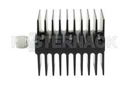 Medium Power 50 Watts RF Load Up To 4 GHz With N Male Input Square Body Black Anodized Aluminum Heatsink（图2）