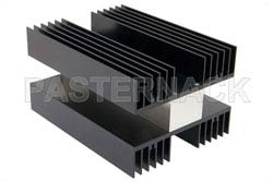 High Power 100 Watt RF Load Up to 3 GHz With 7/16 DIN Male Input Conduction Cooled Body Black Anodized Aluminum Heatsink（图2）
