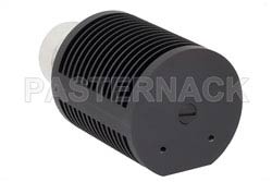 25 Watt RF Load Up To 8 GHz With 7/16 DIN Male Input Round Body Black Anodized Aluminum Heatsink（图2）