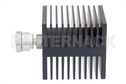 Medium Power 50 Watts RF Load Up To 8 GHz With 7/16 DIN Female Input Square Body Black Anodized Aluminum Heatsink（图2）