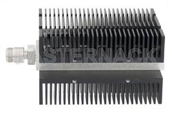 High Power 100 Watt RF Load Up to 8 GHz with N Female Conduction Cooled Body Black Anodized Aluminum Heatsink（图2）
