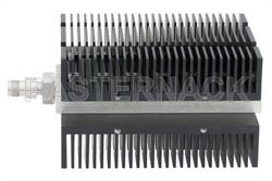 High Power 100 Watt RF Load Up To 8 GHz With TNC Female Input Conduction Cooled Body Black Anodized Aluminum Heatsink（图2）
