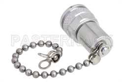 2 Watt RF Load with Chain Up to 6 GHz with TNC Male Tri-Metal Plated Brass（图2）