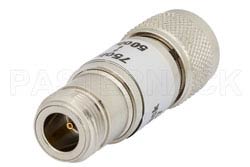 50 Ohm N Male to 75 Ohm N Female Matching Pad Operating from DC to 2 GHz RoHS Compliant（图2）