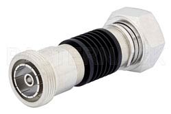 6 dB Fixed Attenuator, 7/16 DIN Male to 7/16 DIN Female Black Anodized Aluminum Heatsink Body Rated to 10 Watts Up to 7.5 GHz（图2）