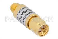 3 dB Fixed Attenuator, SMA Male to SMA Female Copper Body Rated to 2 Watts From 0.009 MHz to 6 GHz（图2）