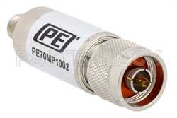 50 Ohm N Male to 75 Ohm F Female Matching Pad Operating From 0.009 MHz to 3 GHz RoHS Compliant（图2）