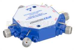Absorptive SP4T PIN Diode Switch Operating from 1 GHz to 18 GHz Up to 0.1 Watts (+20 dBm) and Field Replaceable SMA（图2）