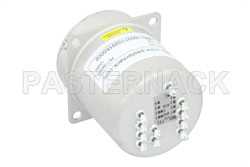 SP4T Electromechanical Relay Normally Open Switch, Terminated, DC to 22 GHz, 20W, 12V, Indicators, TTL, Diodes, SMA（图2）