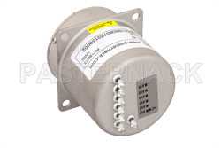 SP6T Electromechanical Relay Latching Switch, Terminated, DC to 22 GHz, 20W, 12V, Self Cut Off, Diodes, SMA（图2）